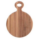 Alfresco Lane 3 Piece Round Cheese Paddle Set - Acacia Wood
