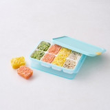 Lock & Lock Freezer Fit Rectangular Food Container with Divider - 1.65L