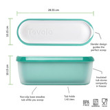 Tovolo Glide-A-Scoop Ice Cream Tub 1.4L - Tropical Breeze
