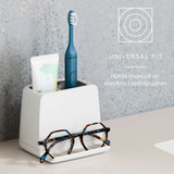 YouCopia Ledge Toothbrush Holder 2 Slot - White