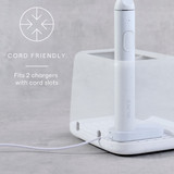 YouCopia Ledge Toothbrush Holder 2 Slot - White