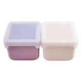 Melii Luxe Pink Kids Snack Container 236ml - 2 Pack