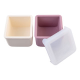 Melii Luxe Pink Kids Snack Container 236ml - 2 Pack