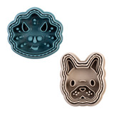 Melii Luxe 3-in-1 Kids Sandwich Cutters - Dinosaur/Bulldog