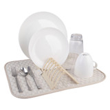 d.line Pop-Up Drying Mat with Rack - Almond Milk