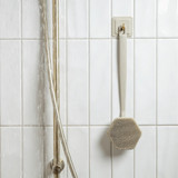 Tooletries Silicone Back Scrubber & Hook Set - Sand