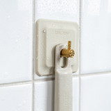 Tooletries Silicone Back Scrubber & Hook Set - Sand