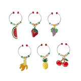 Avanti Wine Glass Charms Fruit - Set of 6