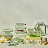 Glasslock Essential Square Food Container - 1L