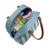 Sachi Style 237 Insulated Cali Lunch Bag - Hazy Blue Stripes