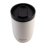 Oasis Stainless Steel Insulated Travel Cup 300ml - Alabaster