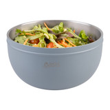Oasis Stainless Steel Insulated Salad Bowl 2.8L - Hazy Blue