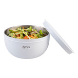 Oasis Stainless Steel Insulated Salad Bowl 2.8L - White