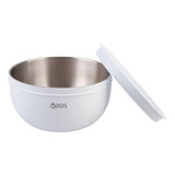 Oasis Stainless Steel Insulated Salad Bowl 2.8L - White
