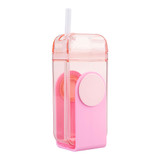 Oasis Kids Tritan Juice Box with Straw 300ml - Pink