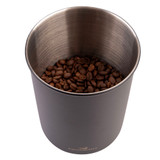 CasaBarista Stainless Steel Vacuum Coffee Canister 1.3L - Black
