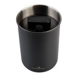 CasaBarista Stainless Steel Vacuum Coffee Canister 1.3L - Black