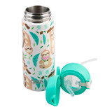 Oasis Kids Insulated Stainless Steel Drink Bottle 550ml - Sleepy Sloths