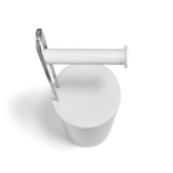 Joseph Joseph EasyStore Concealed 2-in-1 Toilet Roll Stand - White