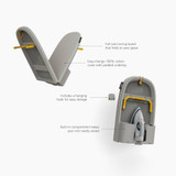 Joseph Joseph Pocket Max Folding Tabletop Ironing Board - Ecru