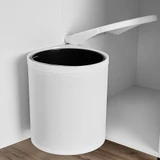Howards 12L In Cupboard Swing Out Bin - White