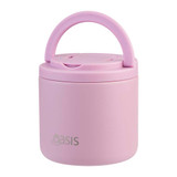 Oasis Stainless Steel Insulated Food Flask 500ml with Spork - Blush