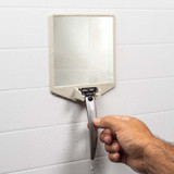 Tooletries The Joseph Shower Mirror & Razor Holder - Sand