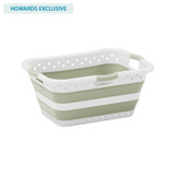 Howards Collapsible Hip Hugger Laundry Basket 45L