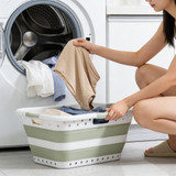 Howards Collapsible Hip Hugger Laundry Basket 45L