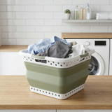 Howards Square Collapsible Laundry Basket 45L