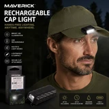 Maverick Rechargeable Cap Hat LED Light