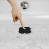 Umbra Bloom Drain Stop & Hair Catcher - Black