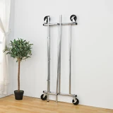Howards Heavy Duty Folding Extendable Garment Rack with Wheels