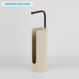 Howards Sandy Toilet Roll Dispenser Holder