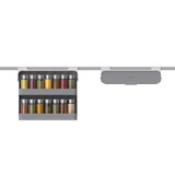 Joseph Joseph CupboardStore Large Under-Shelf Spice Rack - Stone