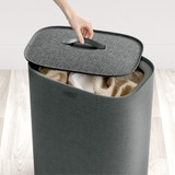 Joseph Joseph Tota 2 One 60L Laundry Basket - Forest Grey