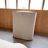 Joseph Joseph Tota 2 Twin 90L Separation Laundry Basket - Pale Mushroom