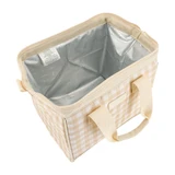 Sachi Style 34 Insulated Lunch Bag - Beige Gingham