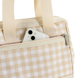 Sachi Style 34 Insulated Lunch Bag - Beige Gingham