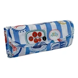 Sachi Insulated Folding Market Shopping Tote Bag - Santorini