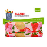 Sachi Insulated Folding Market Shopping Tote Bag - Summer Harvest