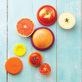 Food Huggers Reusable Silicone Food Savers - 5 Pack