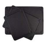 Integra Wood Fibre Reversible Cutting Board Black - Medium