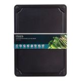 Integra Wood Fibre Reversible Cutting Board Black - Medium