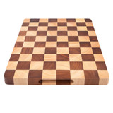 Alfresco Lane Chequered End Grain Cutting Board - Large