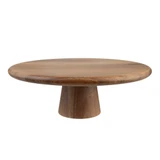 Alfresco Lane Footed Cake Stand - Acacia Wood