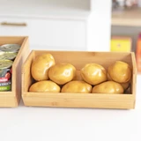 Bamboo Stackable Open Front Organiser - Wide