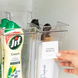 Square Laundry & Cleaning Labels White - 30 Stickes