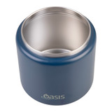Oasis Stainless Steel Insulated Food Flask 700ml with Spork - Navy