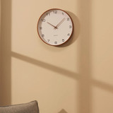 Karlsson 40cm Wall Clock Acento - Walnut Sand